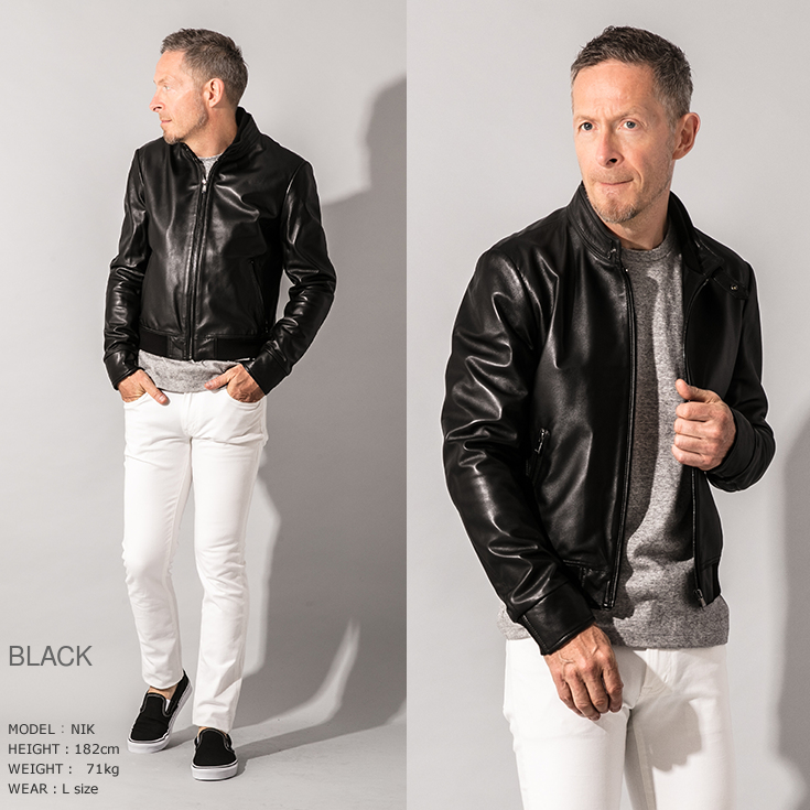 Jean Louis Scherrer 本革 メンズ ジャン ルイ シェレル ブルゾン レザーブルゾン レザージャケット アウター 6150