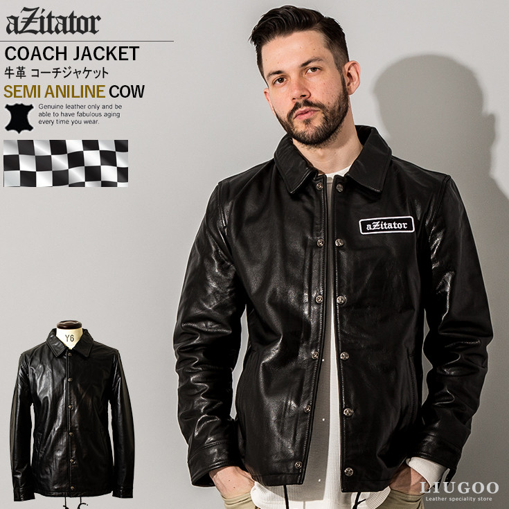 COACH レザーシングルライダース | www.jarussi.com.br