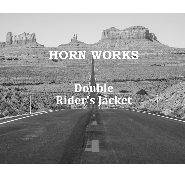 Horn Works 本革 ダブルライダースジャケット メンズ ホーンワークス 4737 Horn Works レザージャケット・革ジャンの通販  リューグー