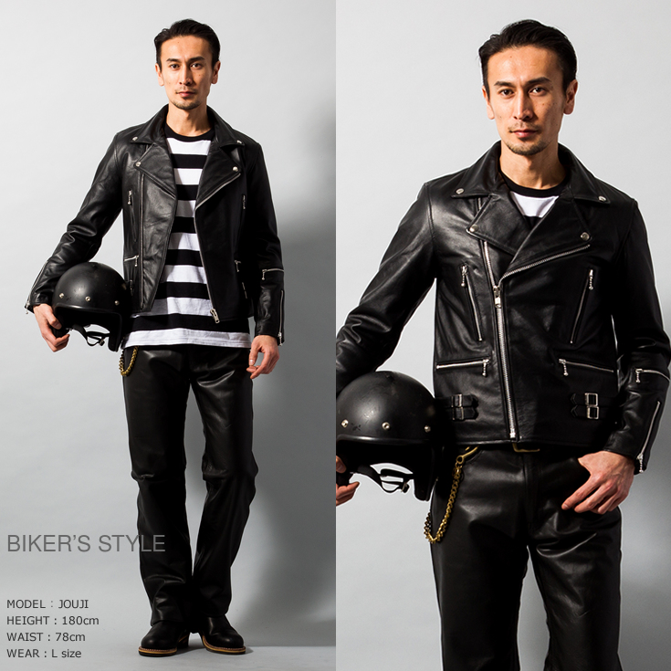 Horn Works 本革 UKダブルライダースジャケット メンズ ホーンワークス 