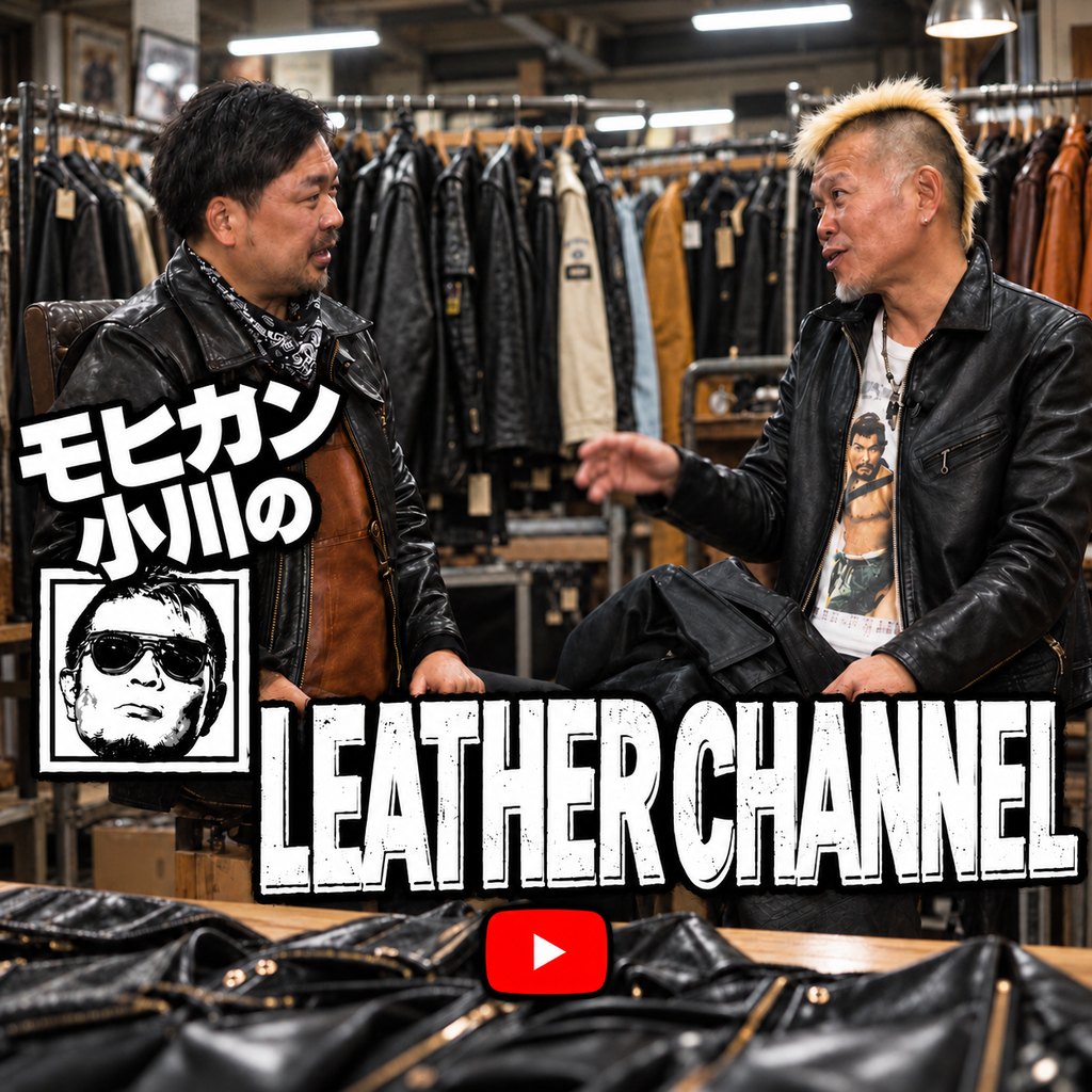 モヒカン小川のLEATHER CHANNEL 取材